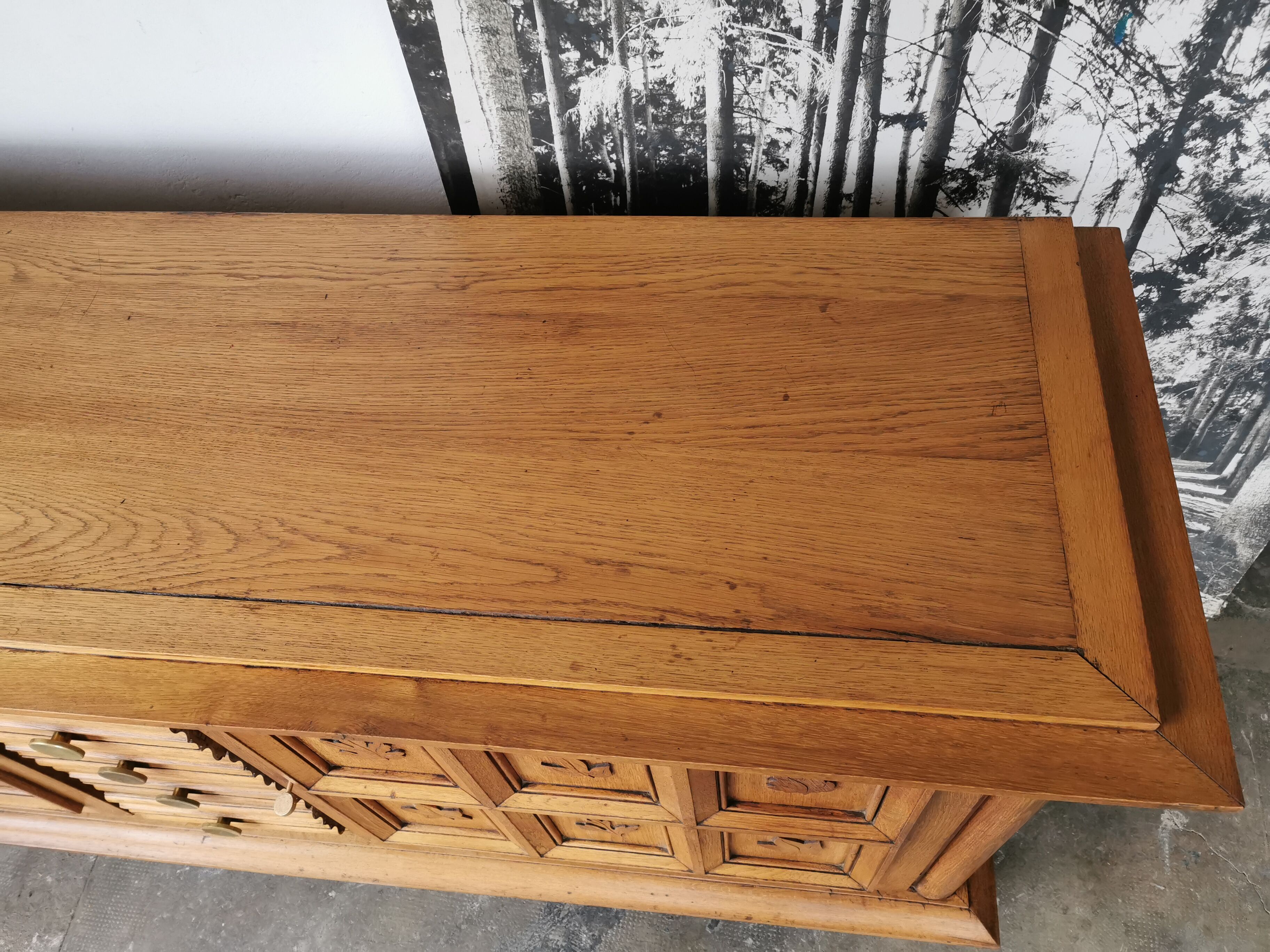 Solid oak sideboard from the 40s