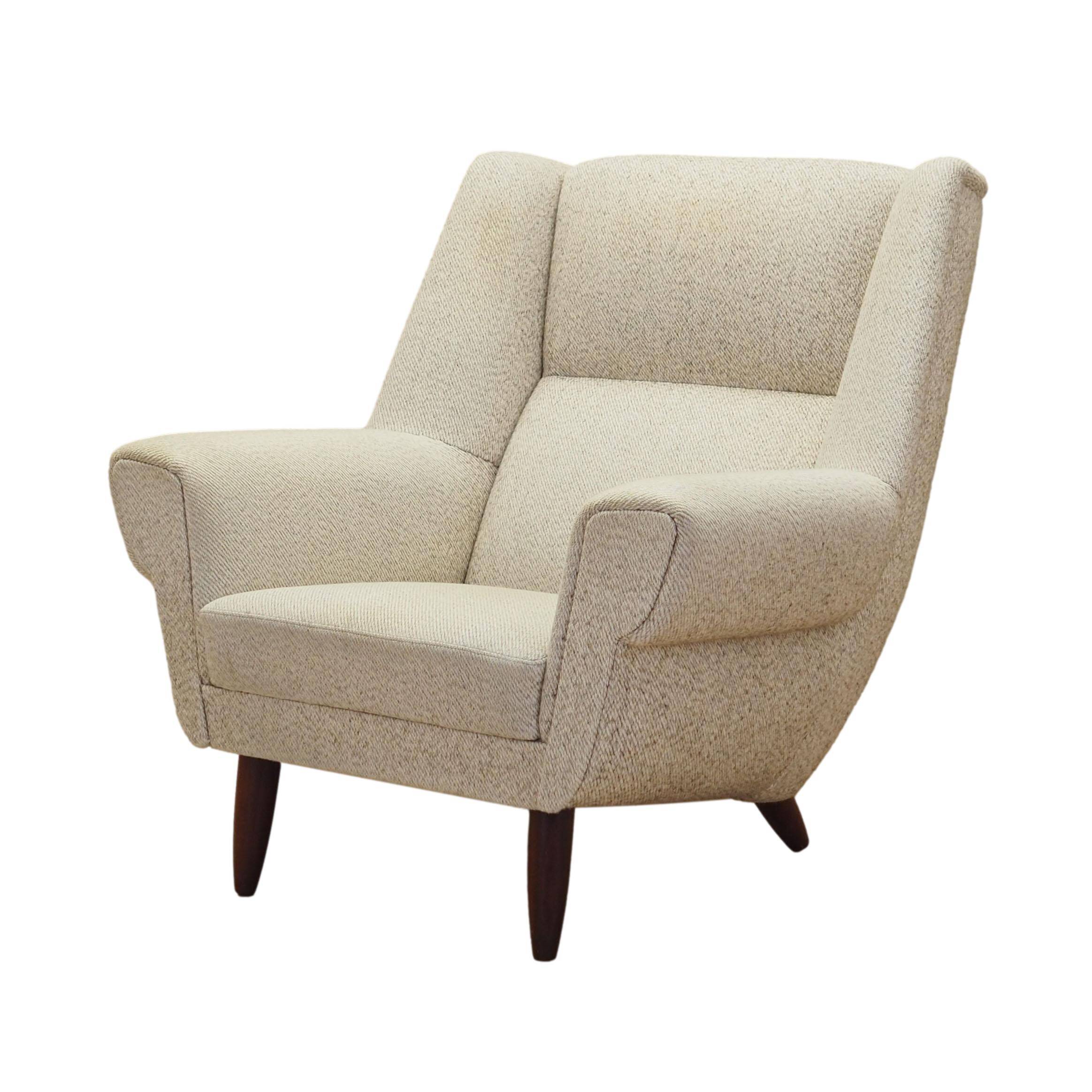 Beige armchair, Danish design, 1970s, production: Denmark
