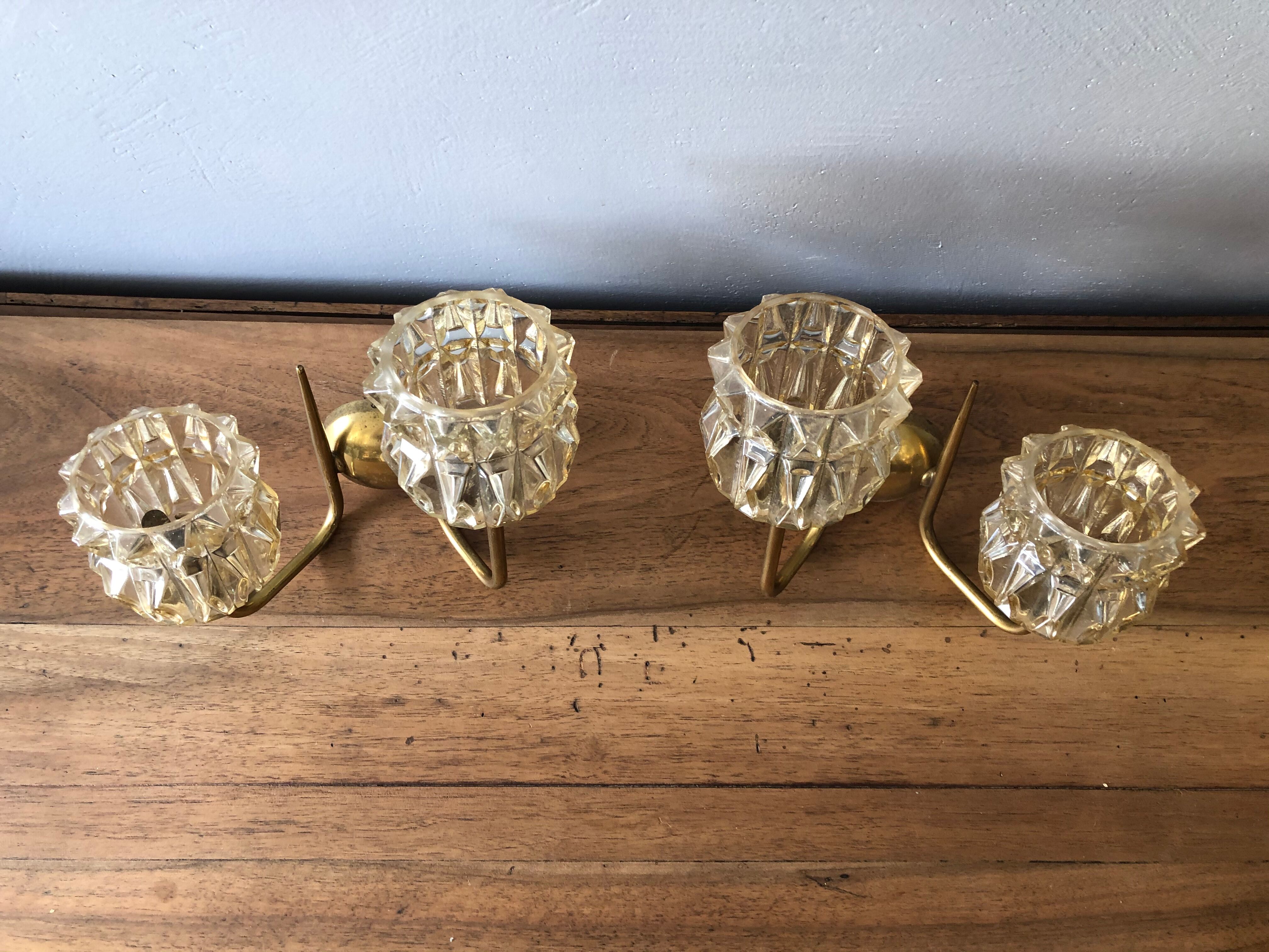 Duo of 50s/60s wall light