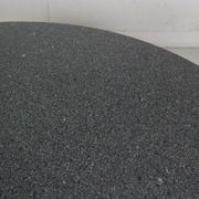 Mid-century  granite stone round coffee table, 1970's italy