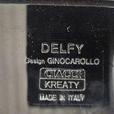 6 x Delfy chair by Gino Carollo for Ciacci Kreaty / Italy 1990s / 2 x red - 4 x black