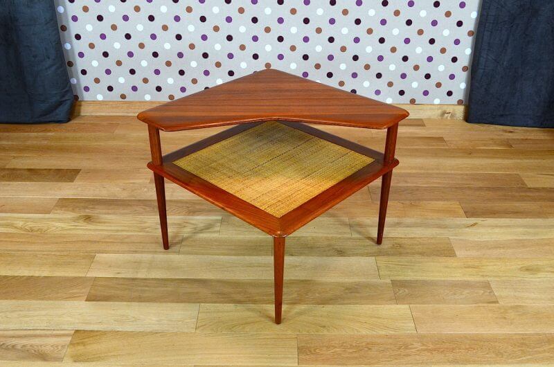 Coffee table able danish teak Peter Hvidt 1960