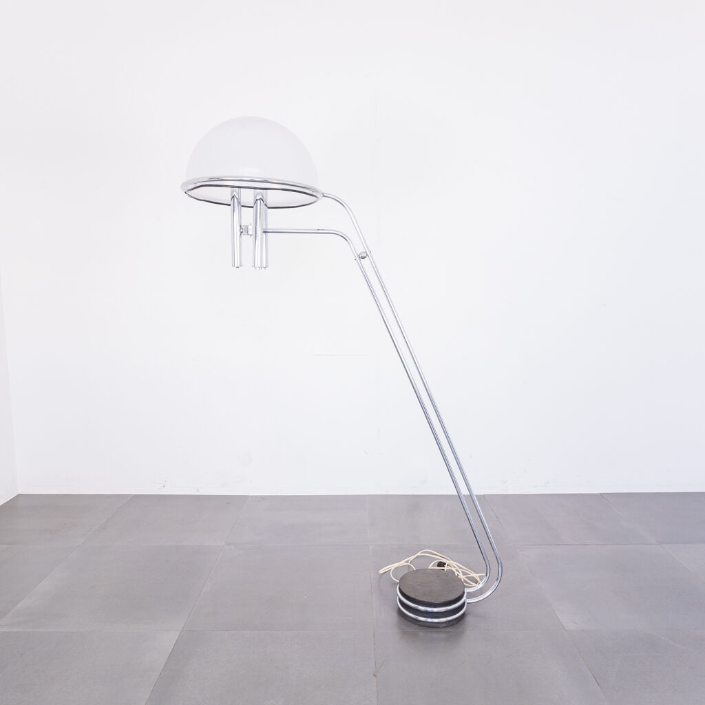 Plant lamp from the ground of the 70s vintage modernariato