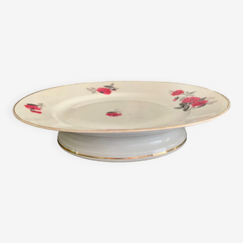 Vintage pedestal plate