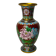 Chine, vase en cloisonné chrysanthèmes début XXème