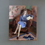 Old table 50's "reading"