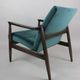 Fauteuil en velours vintage par Edmund Homa années 1970