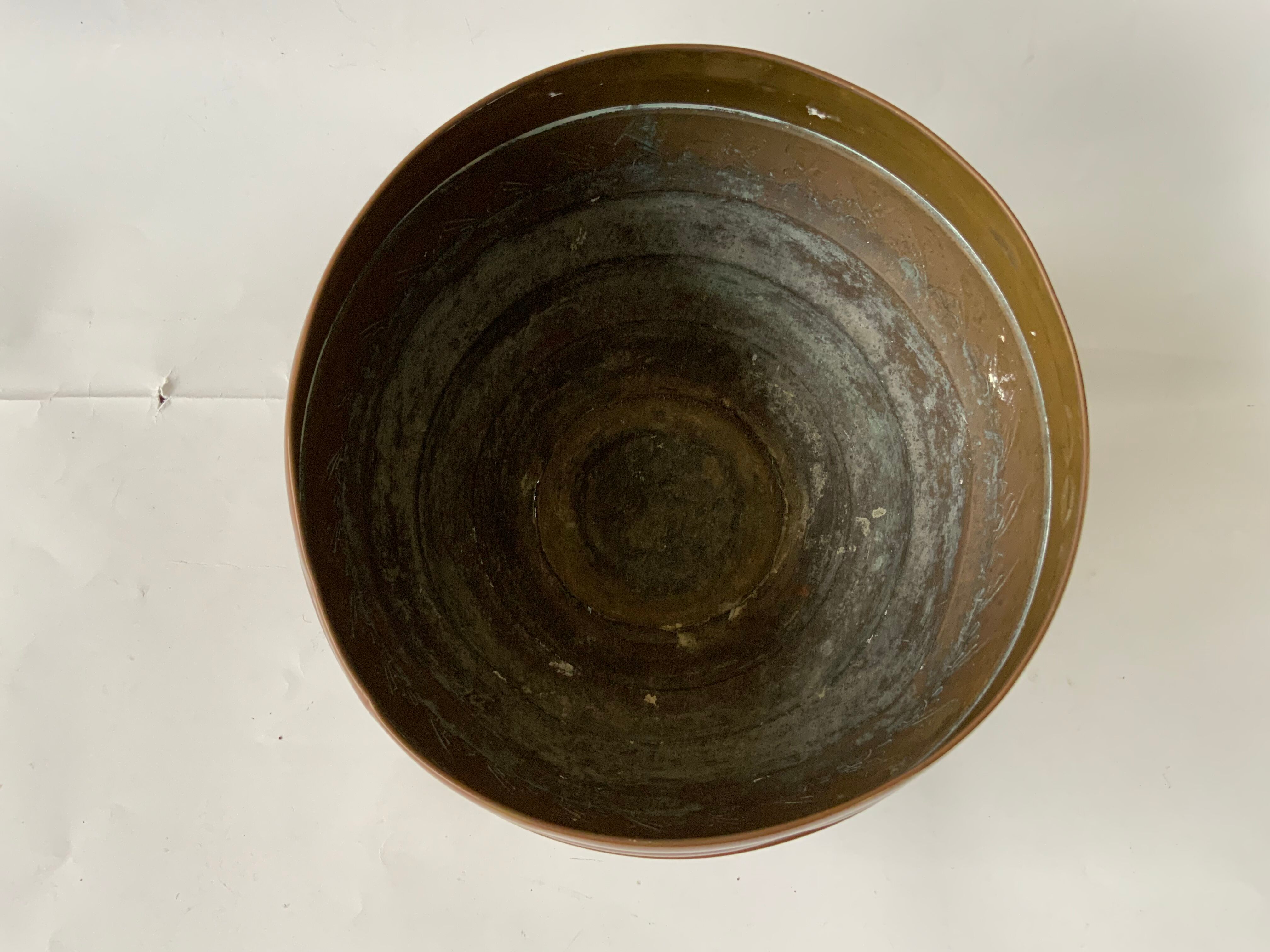 Cache pot en laiton