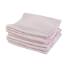 Lot de 9 serviettes de table en coton rose