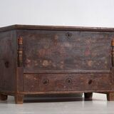 Antique storage trunk dated 1861 #23