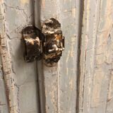 Old weathered corner workshop furniture
