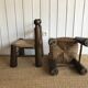 Pair of children's chairs or armchairs by Charles Dudouyt.
