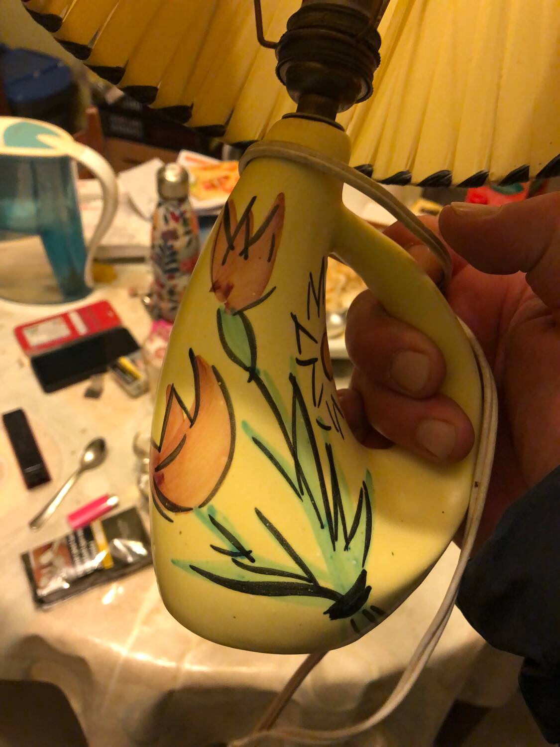 Vintage ceramic lamp