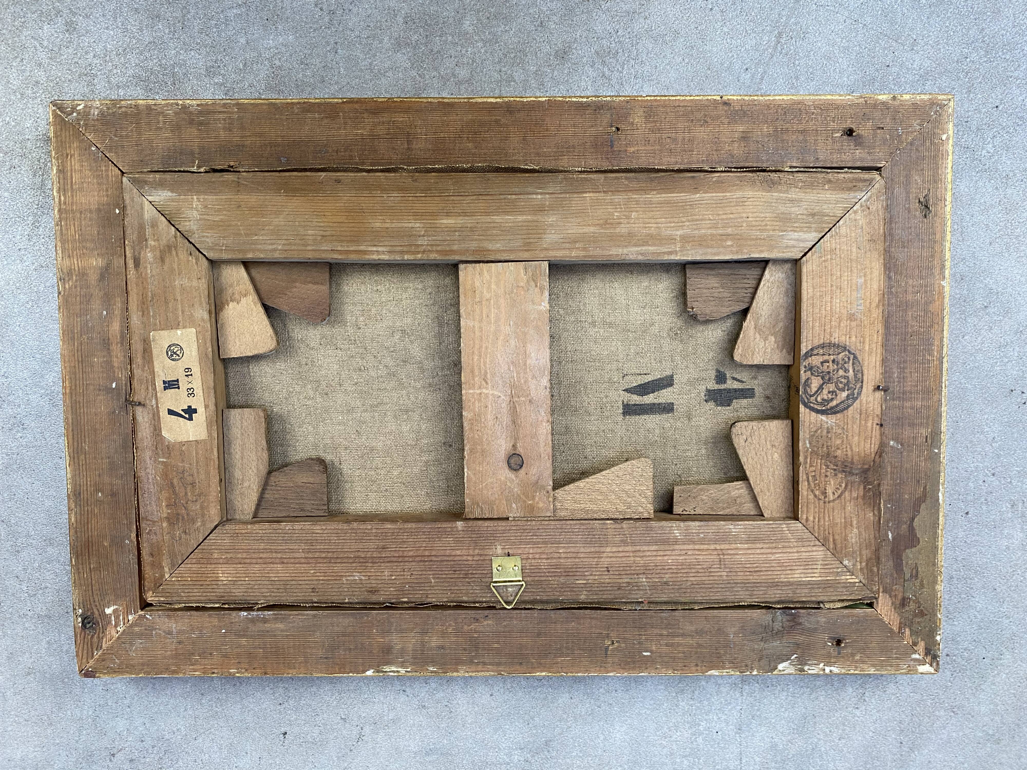 Marine painting Désiré-Lucas early twentieth oil on canvas