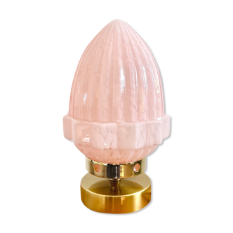 Pink Clichy glass table lamp
