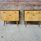 Lot 2 chevets  vintage 1960s