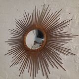 Large vintage Chaty Vallauris sun mirror