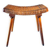Wood and rope stool 1940-50