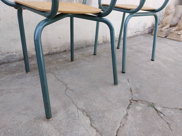 Paire de fauteuils de maître d'école
