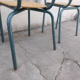 Paire de fauteuils de maître d'école