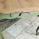 Olive green patinated table