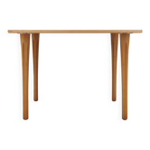 Table en hêtre, design danois, années 1970, designers : Takshi Okamura et Erik Marquard