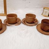 Lot 4 sandstone cups