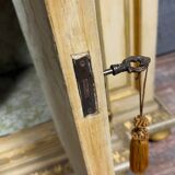 rare Venetian piece of furniture of a particular shape in lacquered wood circa 1850