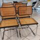 Suite de 6 chaises modèle Cesca B32 par Marcel Breuer vintage 1993