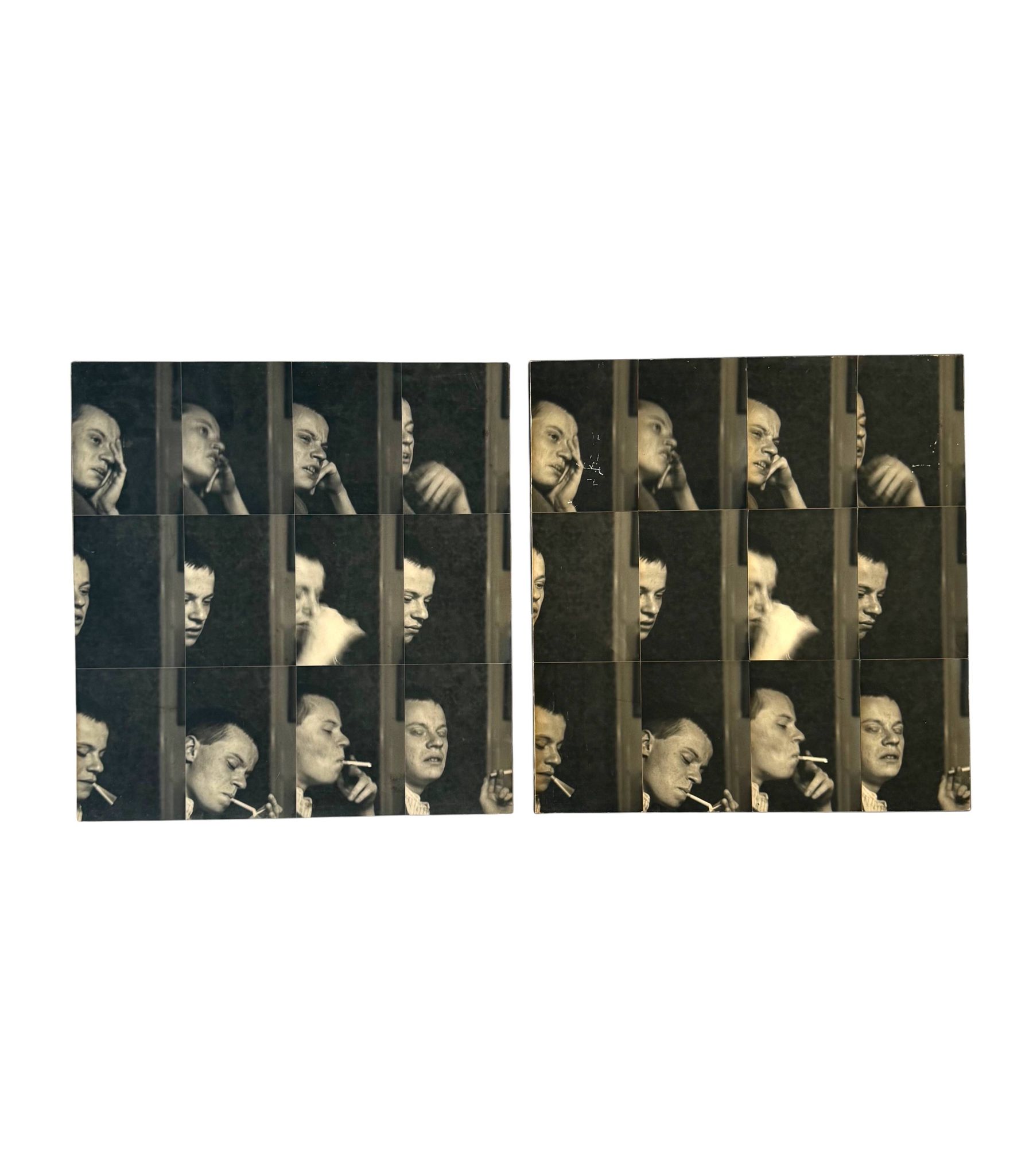 Gerry Hunt (1927 - 2023), 'William' set of  2 photo on wood, UK 1979