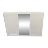 vintage wooden bathroom cabinet mirror
