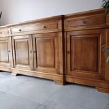 Louis Philippe style sideboard in solid cherry wood