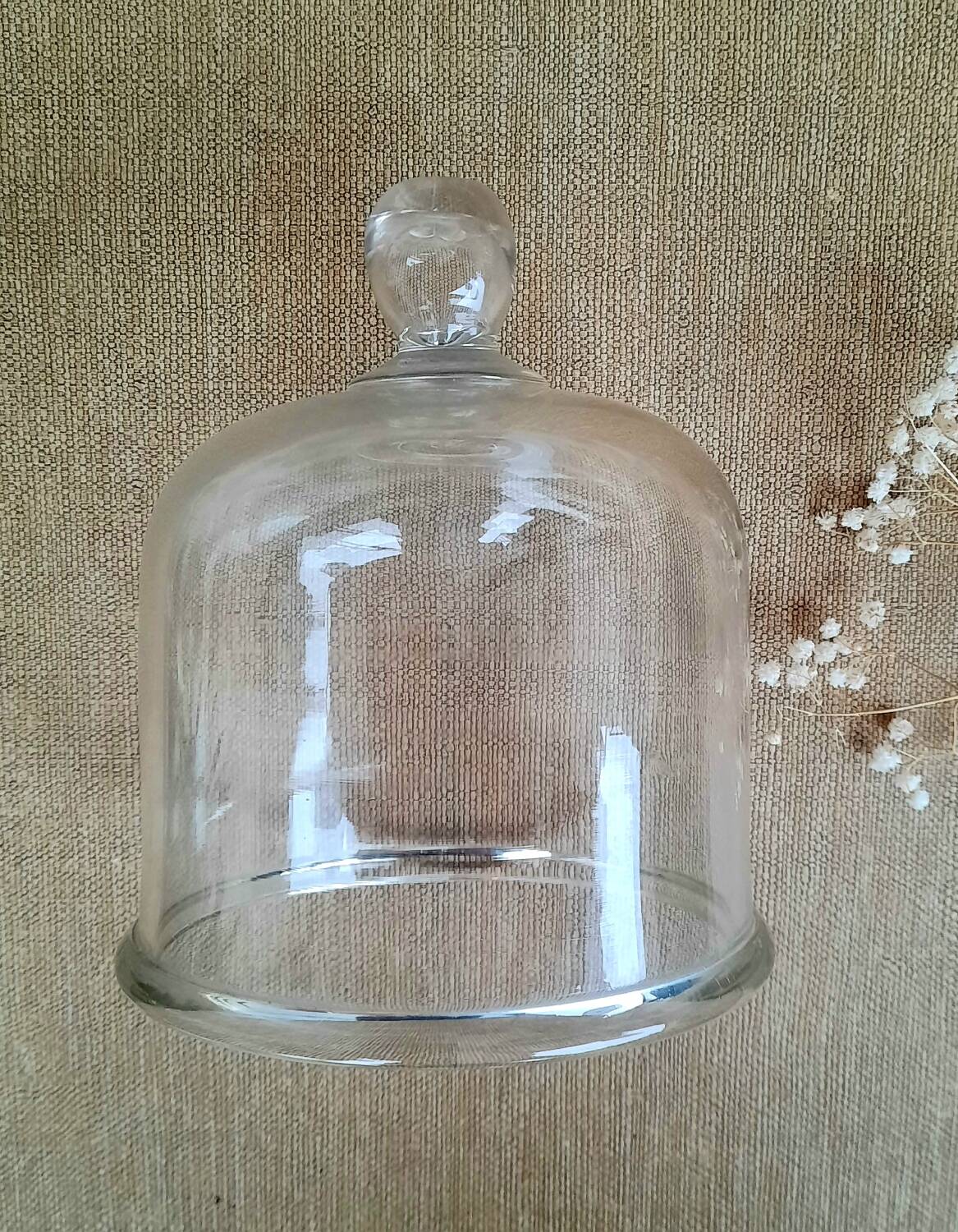 Old glass bell