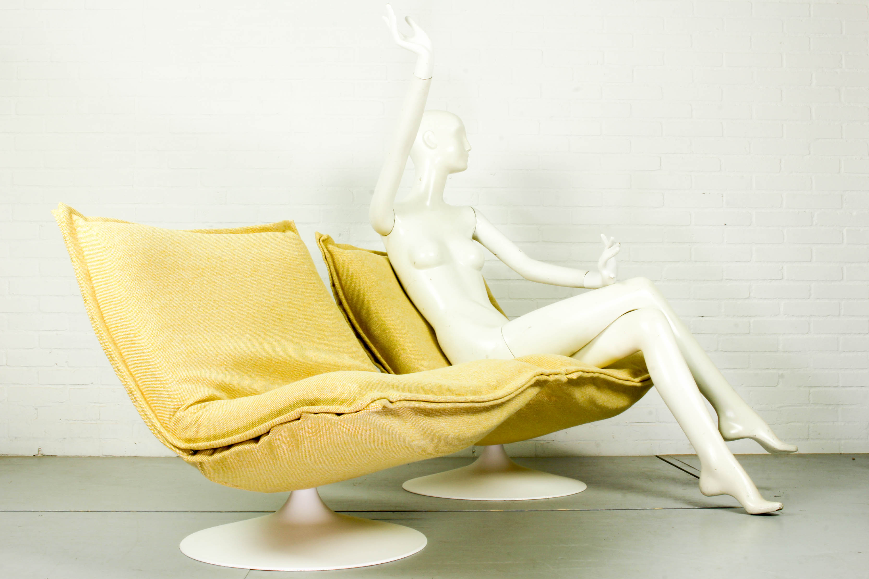 Armchairs F980 by Harcourt for Artifort, 1975