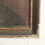 Old portrait of a woman from the Empire period (circa 1820) 54X64cm