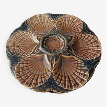 Sarreguemines oyster plate