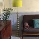 Vintage floor lamp in brass balls