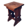Amsterdam School Design Oak Handle Stool, Netherlands, 1920s