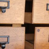 Rare: superb LEVASSEUR trade furniture (circa 1900). In solid wood.