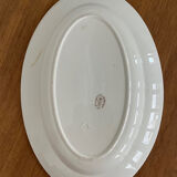 Oval plate "Surcouf" ironstone Lunéville