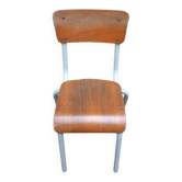 Chaise vintage d'écolier
