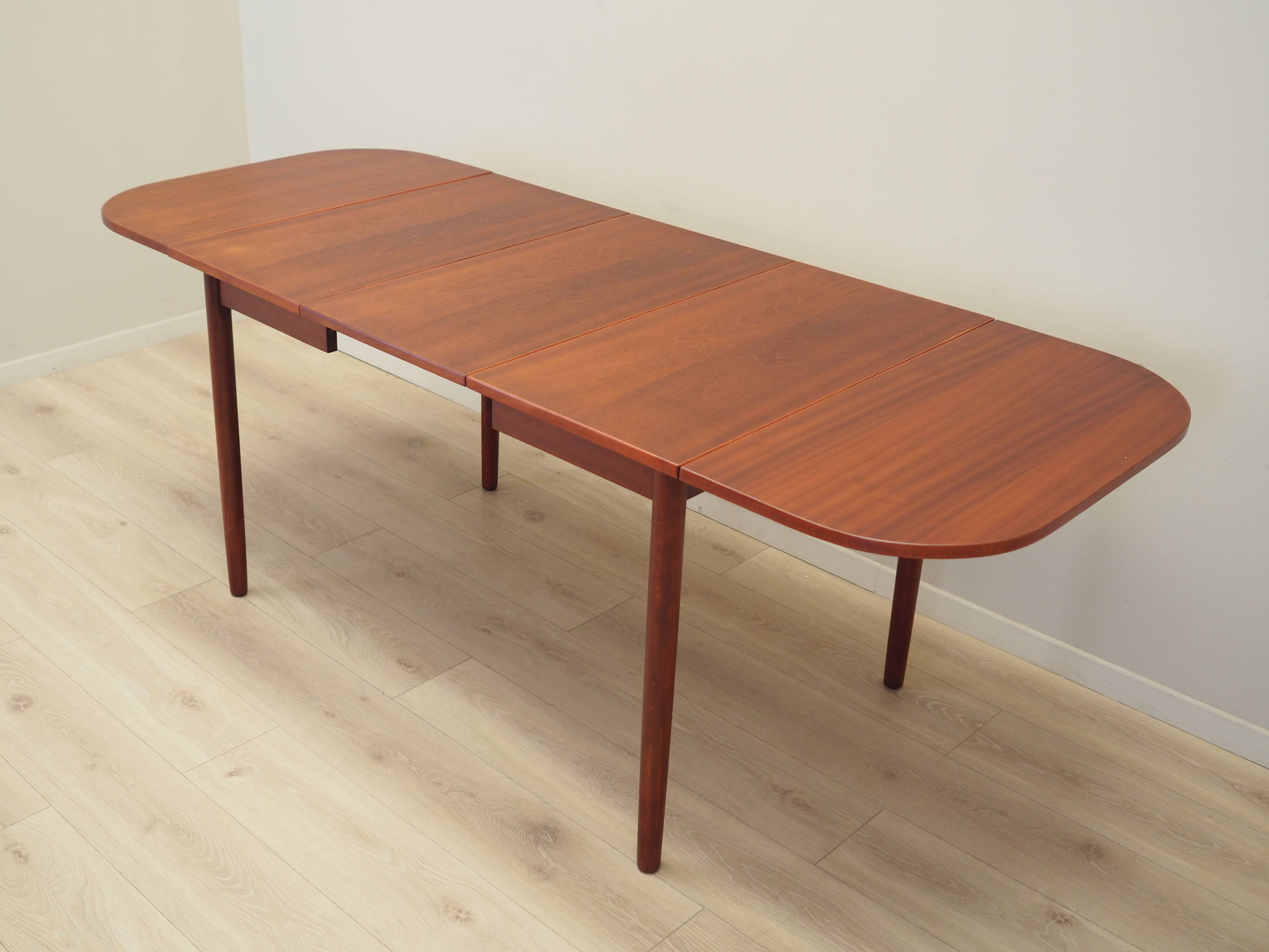 Mahogany table, Danish design, 1970s, production: Denmark