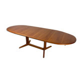 Table à manger en teck 1960 par Skovby