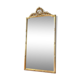 Miroir ancien à fronton Louis XVI
