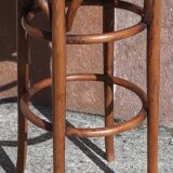 Tabouret de bar en bois courbé (style Thonet)