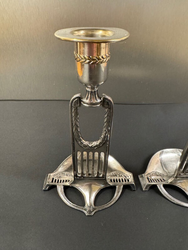Paire de bougeoir WMF Art nouveau vers 1910