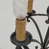 Candelabra floor lamp wrought iron candlestick