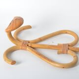 Portemanteau simple en rotin