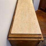 Sideboard, sideboard, wood and marble