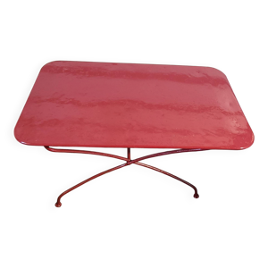 table de jardin fer forge